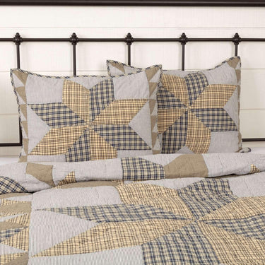 Dakota Star Farmhouse Blue Standard Sham 21x27 VHC Brands - The Fox Decor